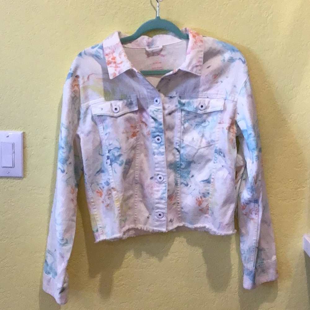 Art Class Multi Color Jacket Kids Size XL